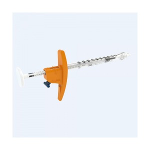 3 Dose Syringe Injector Orange