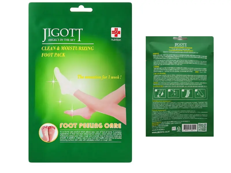 JIGOTT CLEAN&MOISTURIZING FOOT PACK product photo 3