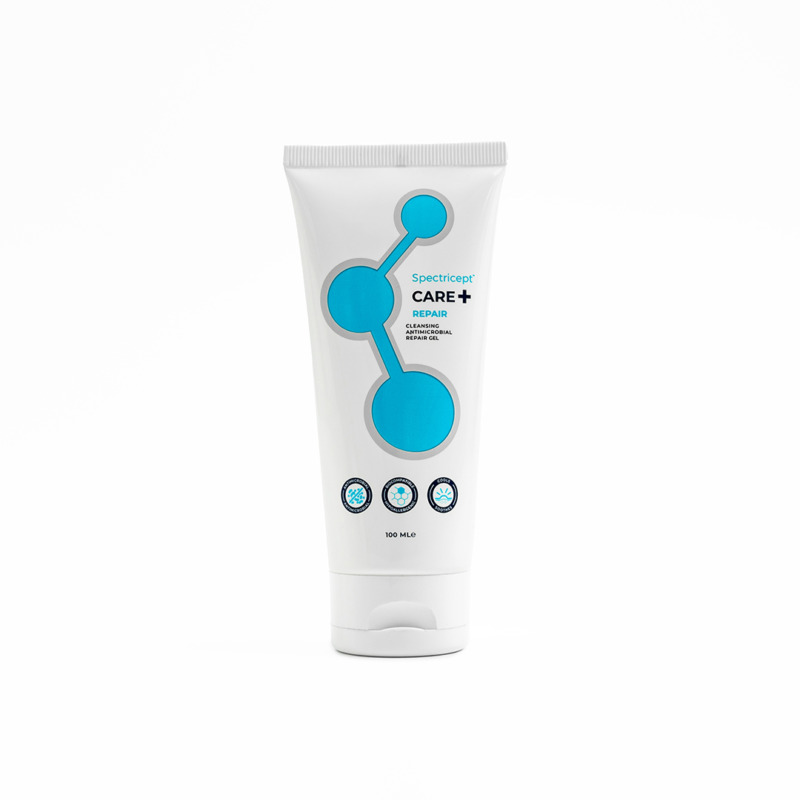 Spectricept CARE+ REPAIR Cleansing Antimicrobial Gel 100ml product image for Australian clinic catalogue