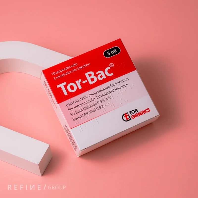 Torbac Bacteriostatic Saline 0.9% 5ml x 10 amps product image for Australian clinic catalogue