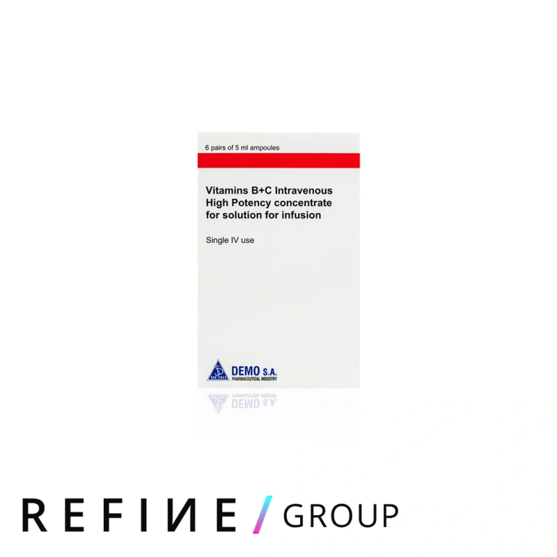 Vitamins B+C Intravenous Infusion product image for Australian clinic catalogue