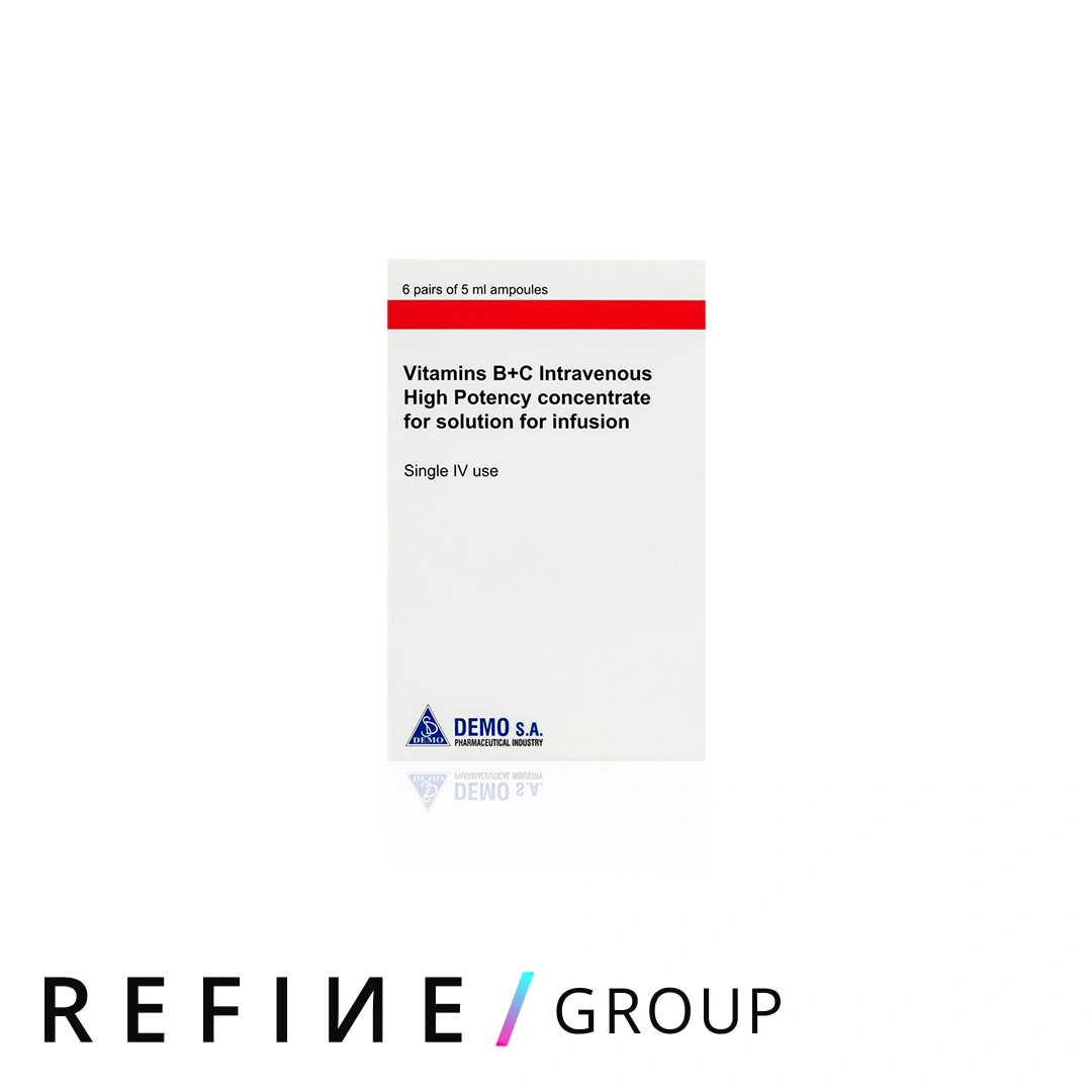 Vitamins B+C Intravenous Infusion product image for Australian clinic catalogue