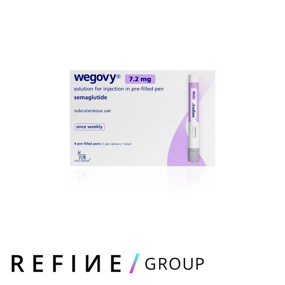 Wegovy Semaglutide Injection (7.2mg) product image for Australian clinic catalogue