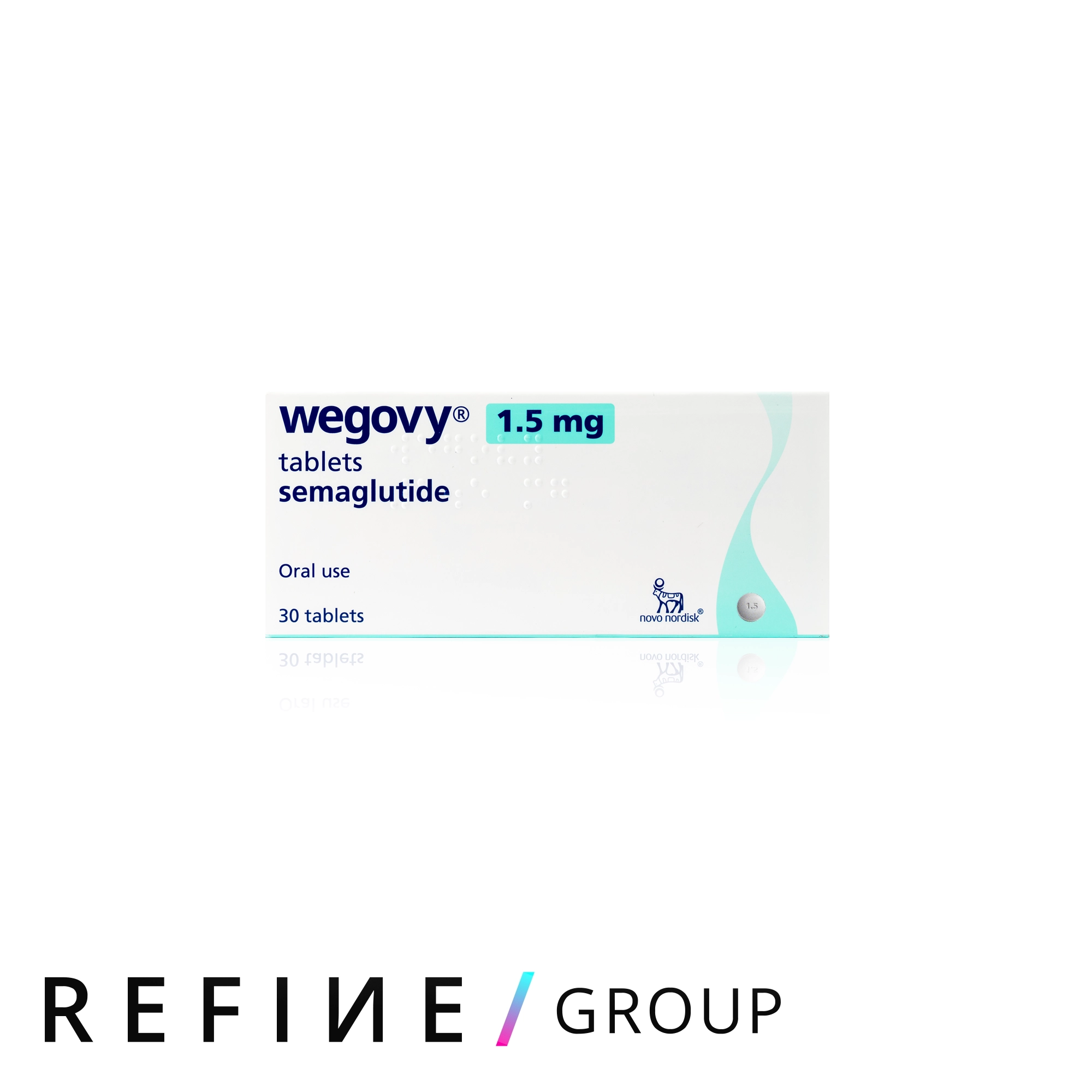 Wegovy 1.5mg Semaglutide Tablets (Pack of 30) product image for Australian clinic catalogue